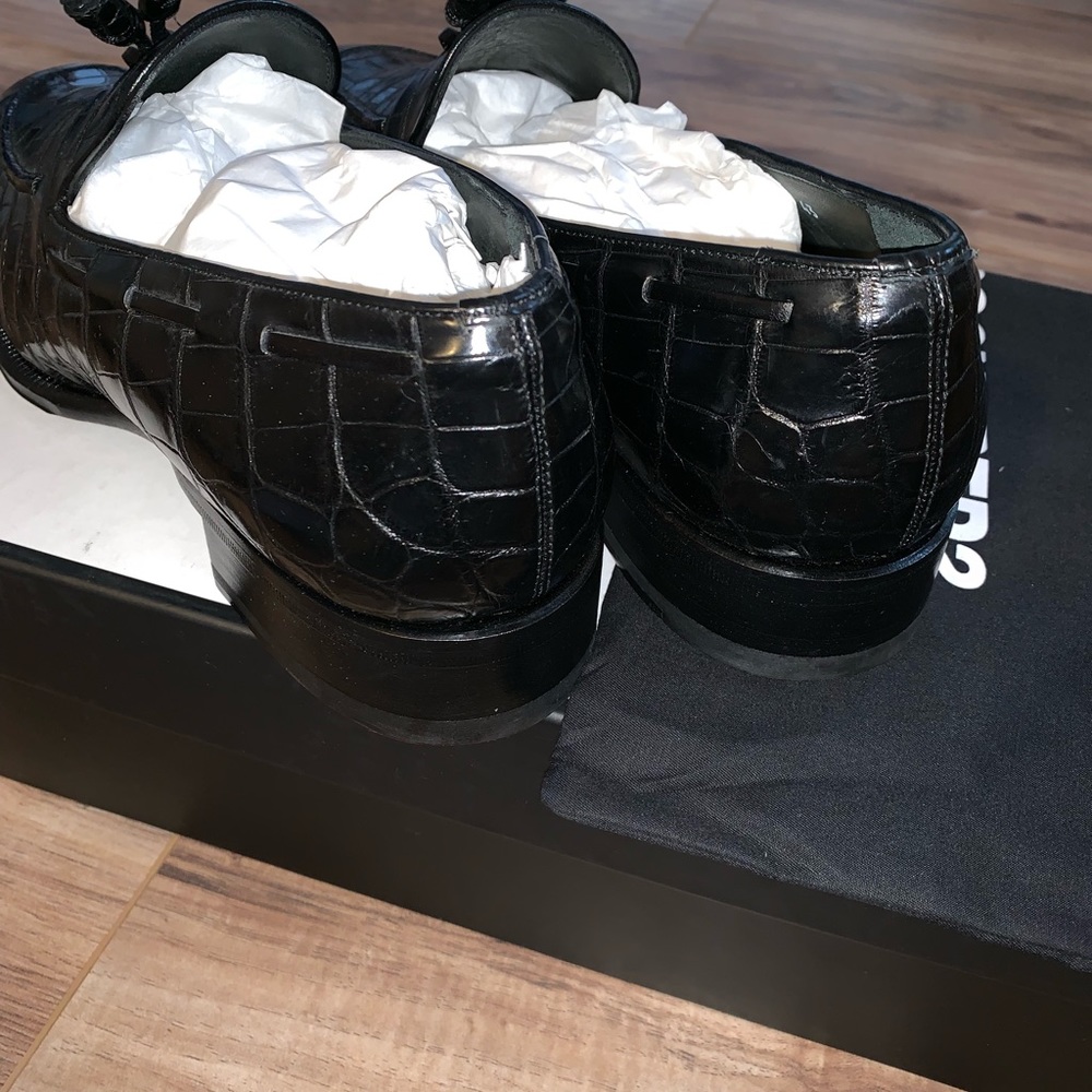 100% Real Croc Skin DSquared2 loafers - Picture 4 of 7